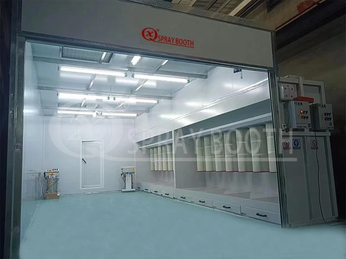 Booth za farbanje opreme za nanošenje praha